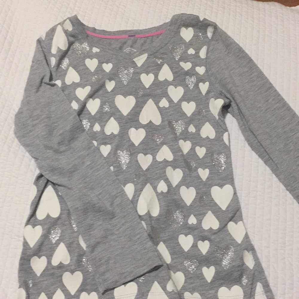 Kids long sleeve gray T-shirt